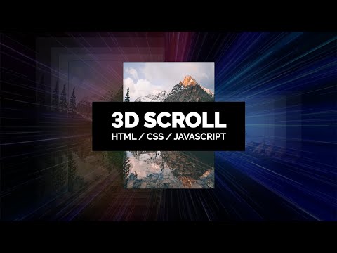 Создание сайта с крутой 3D анимацией прокрутки (HTML CSS JavaScript)