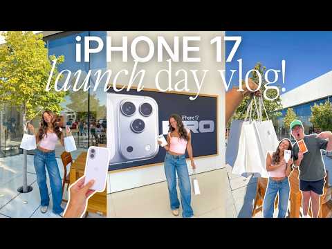 buying the NEW iphone 17 at the apple store!! *chaotic apple store vlog & iPhone 17 pro max pickup!*