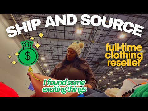full-time clothing reseller: thrifting, shipping & hauling new inventory to flip online for a profit
