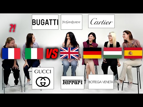 Franch VS Italian Luxury Brand Pronunciation Battle!