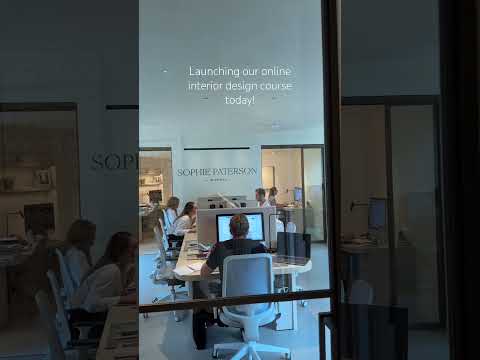 LAUNCHING our Interior Design Online Course today! sophiepatersonacademy.com