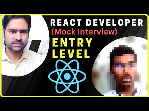 React Interview Practice for Freshers (Mock) #reactjs