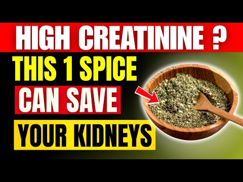 Top 4 Powerful Spices That LOWER Creatinine Naturally & Help Flush Toxins | Kidney Cleanse