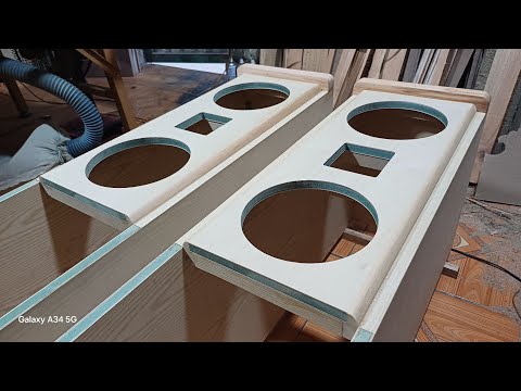 Loa cây jbl mặt cong .cách làm hoàn thiện Curved JBL floor standing speaker. How to make and finish