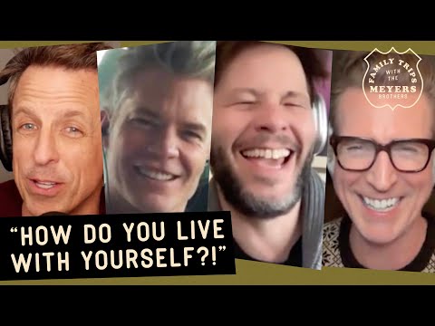 HOLIDAY HANGOUT with Timothy Olyphant and Ike Barinholtz | Family Trips with the Meyers Brothers