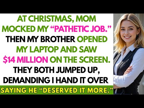 Mom Mocked My Job At Christmas Dinner — Then My Brother Saw $14M on My Laptop And Demanded