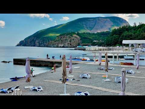 ПАРТЕНИТ - Во ЧТО ПРЕВРАТИЛСЯ ПОСЁЛОК. Показываю ВСЮ ПРАВДУ. Райский пляж горы Аю-Даг в Крыму.