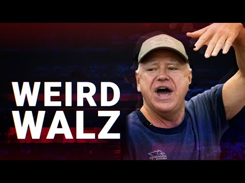 ‘Weird’ Walz’s humiliated by heckling while Trump is cheered by roaring crowds
