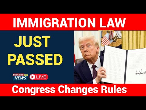 🔥 URGENT: Congress Passes New U.S. Immigration Law—Green Card Holders Must See This!