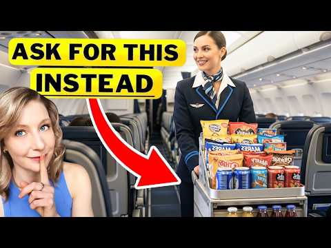 21 Surprising Things You Can Get for FREE on a Flight In 2025! (There's a SECRET MENU!)