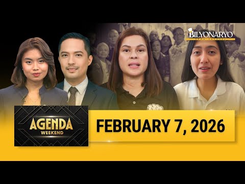 Agenda Weekend |  February 7, 2026