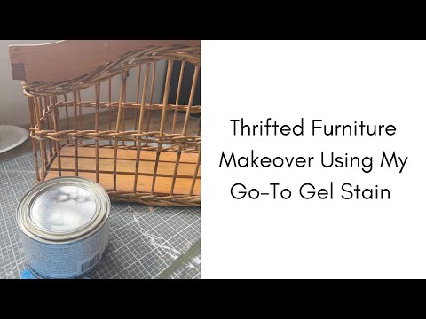 Thrifted Furniture Makeover Using My Go-To Gel Stain