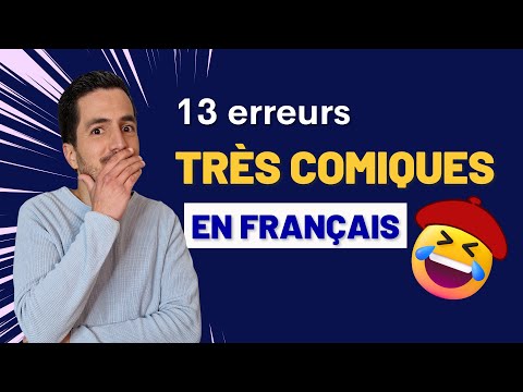 😂 13 COMIC errors in French.
