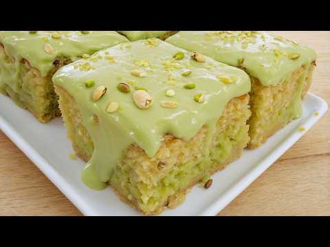 Quick and Delicious Cake Recipe - Easy Pistachio Cake! No Eggs!