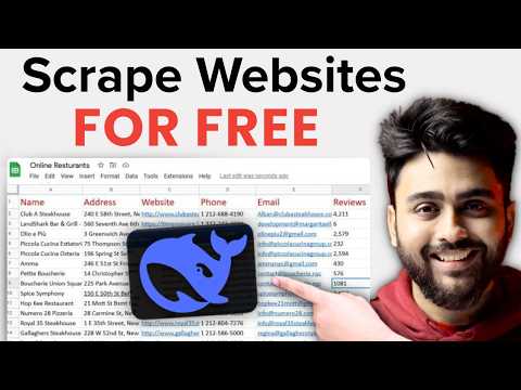Scrape ANY website for FREE using DeepSeek AI