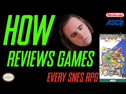 How to review games on youtube! RPG Maker Super Dante "review" | Every SNES RPG #45