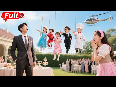 冷面總裁天生不孕，沒想到竟在宴會上被5個萌寶抱腿喊爹地！全場震驚，他當場紅眼宣布：老婆孩子，我護到底！#短劇 #爽劇 #甜劇 #愛情劇 #drama #总裁 #萌娃