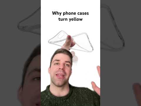 Why phone cases turn yellow #iphone #smartphone #tech #apple