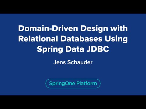 Domain-Driven Design with Relational Databases Using Spring Data JDBC