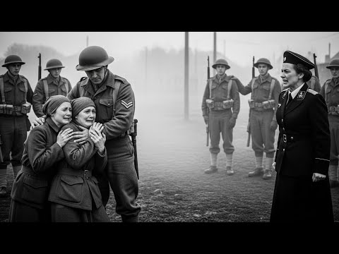 German POW Women - In Tears When British Soldiers Protected Them From Their Own Commanders 