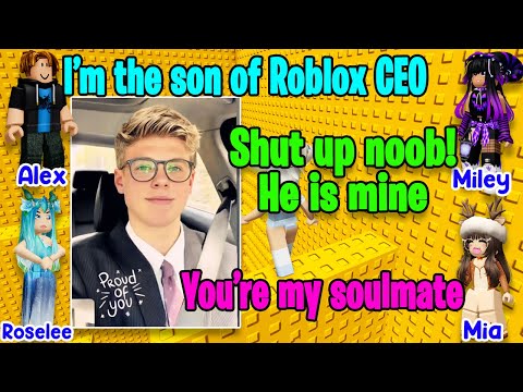 ❤️💚💛 TEXT TO SPEECH 🌹 My Soulmate Is The Son Of Roblox's CEO 🍀 Roblox Story
