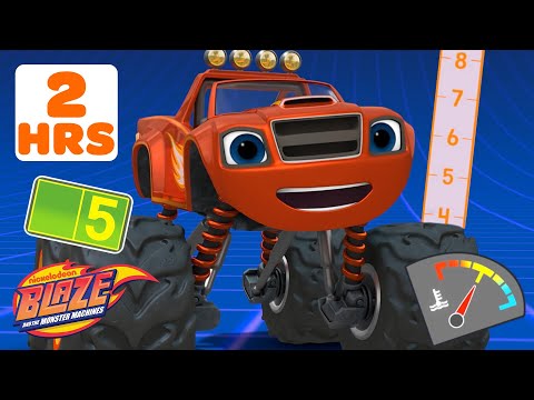 Blaze Uses STEM on Rescue Missions and Adventures! 📏 | 2 Hours | Blaze and the Monster Machines