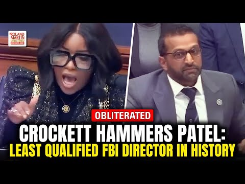 Rep. Jasmine Crockett Obliterates Patel, Jordan Scrambles to Shield Him