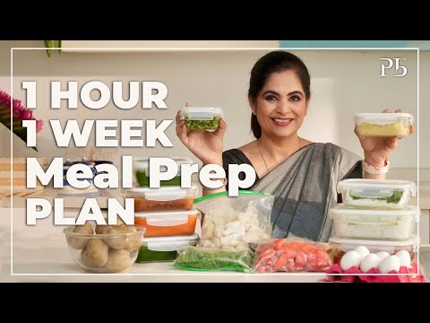 1 Week Meal Prep in 1 Hour I केवल 1 घंटे में 1 सप्ताह के खाना की तैयारी करें I Pankaj Bhadouria