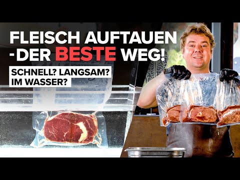 Mythos: "Fleisch muss immer schonend und langsam aufgetaut werden" - Wir zerlegen einen Irrglauben