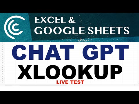 XLOOKUP in Excel & Google Sheets from Other Worksheets with CHAT GPT