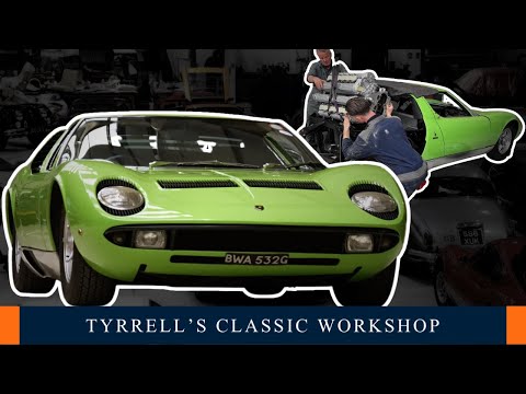Workshop-rebuilt Miura at the NEC! | Tyrrell's Classic Workshop