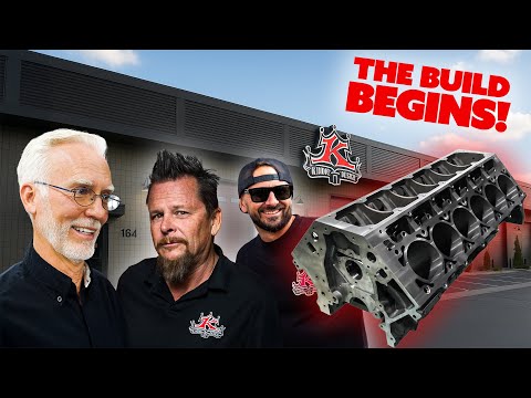 Picking Up a V12 Engine Block from Dave Kindig!