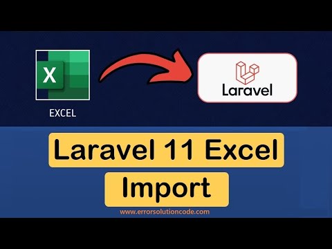 How to Import Excel Data from a Table using Laravel 11 | Laravel 11 Import Excel File