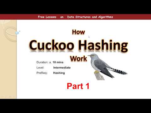 How Cuckoo Hashing Work Part 1 (Introduction to Cuckoo Hashing)