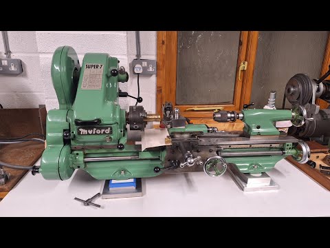 My Myford Super 7 Lathe, Cabinet and Controls.