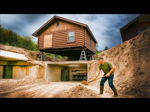 He built this underground bunker… and the police have no clue!