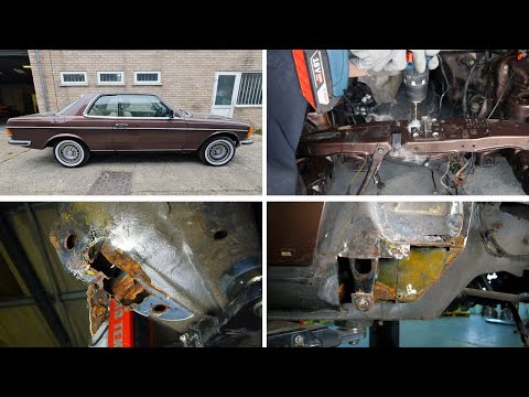 1983 Mercedes Benz W123 280CE Restoration | Part 4 | Removing The Rust