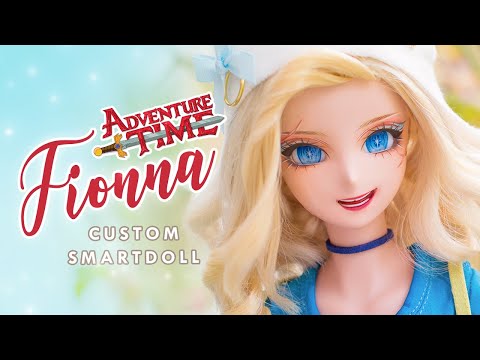 Fionna The Human • Fionna and Cake • Adventure Time Custom Smart Doll OOAK
