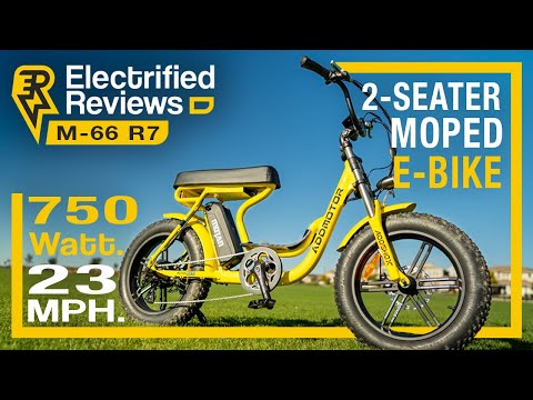 AddMotoR M-66 R7 review: MOPED CRUISER electric bike with style