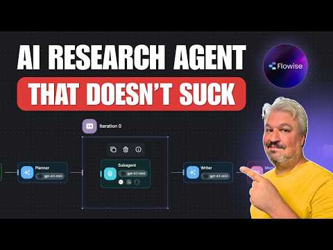 Build a DEEP Research Agent That Doesn't Suck (Flowise AI Tutorial)