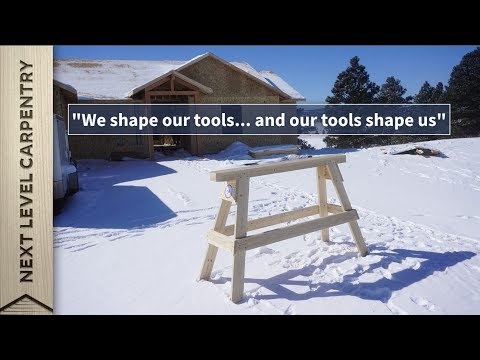 Build these Professional Carpenter's Sawhorses