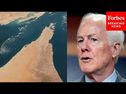 'A Critical Negotiating Tactic': John Cornyn Defends Trump's Blockade Of Strait Of Hormuz