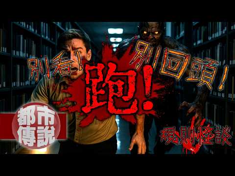 別回頭看玻璃窗…圖書館夜班「七條禁忌」違反就永遠出不來！｜下水道先生