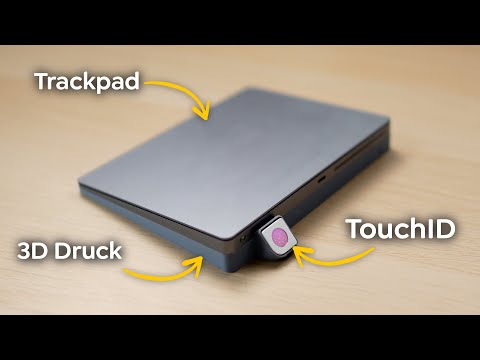 3D gedrucktes TouchID Modul für Apples Magic Trackpad!