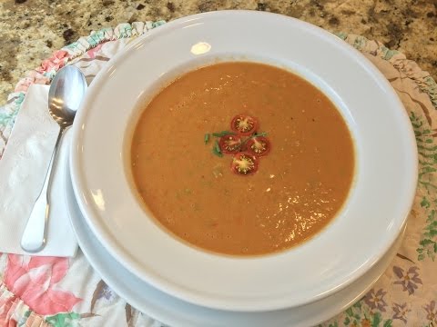 Refreshing Gazpacho Vegetable Soup