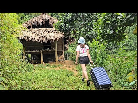 CEO Girl Leaves The City for The Forest To Restore an Abandoned Old House / Start To Finish