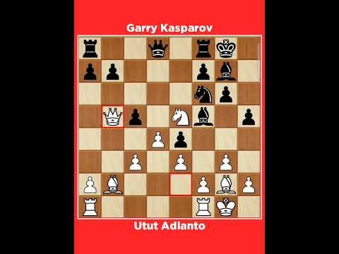 Utut Adianto vs Garry Kasparov √ EUR-ASIA Rapid Match Batumi GEO 2001.