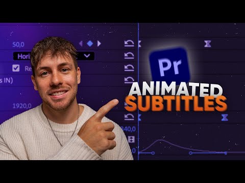 Create NEW ANIMATED SUBTITLES in Adobe Premiere - Tutorial