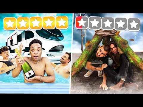 5 star vs 1 Star Camping Challenge