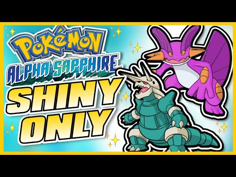 Pokemon Sapphire but I can only use SHINIES and the Rules are HARDCORE